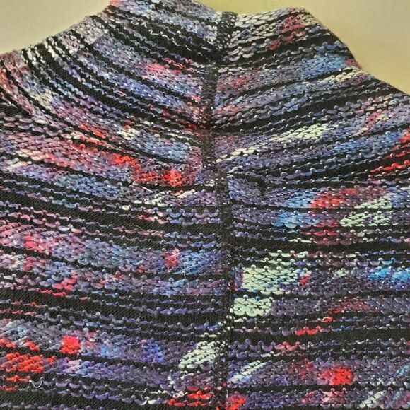 Inoah Size Small Asymmetrical Artsy Watercolor Stretch Long Tunic Top Dress USA - Picture 10 of 11